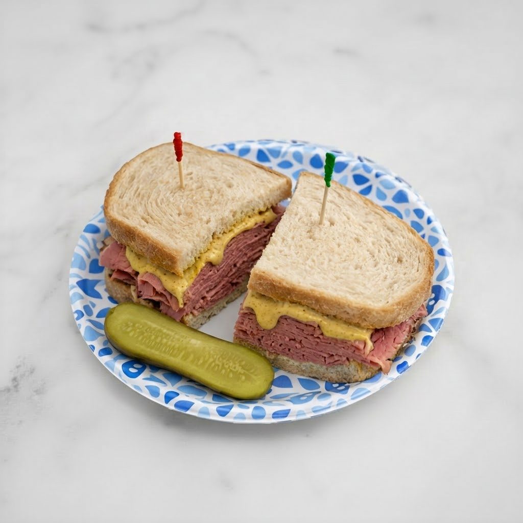 Corned Beef Sandwich 3 sizes.