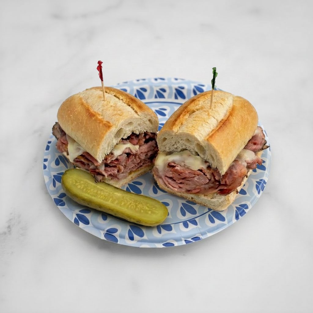 Smoked Beef Brisket Sandwich 3 sizes.